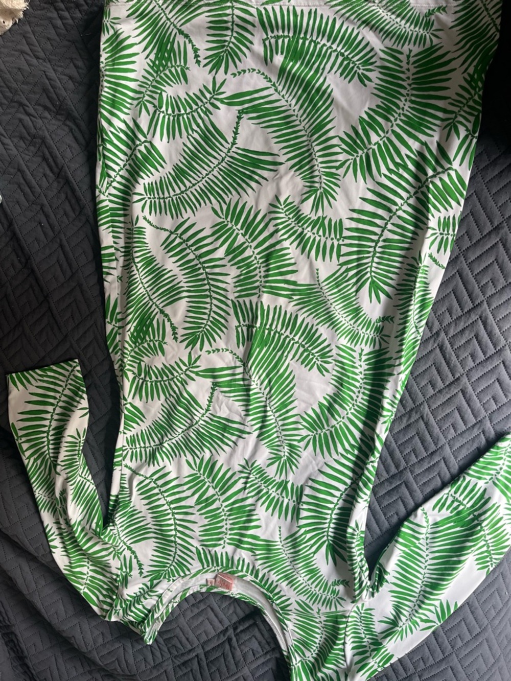 Green Fern-Print Midi Dress - Women
